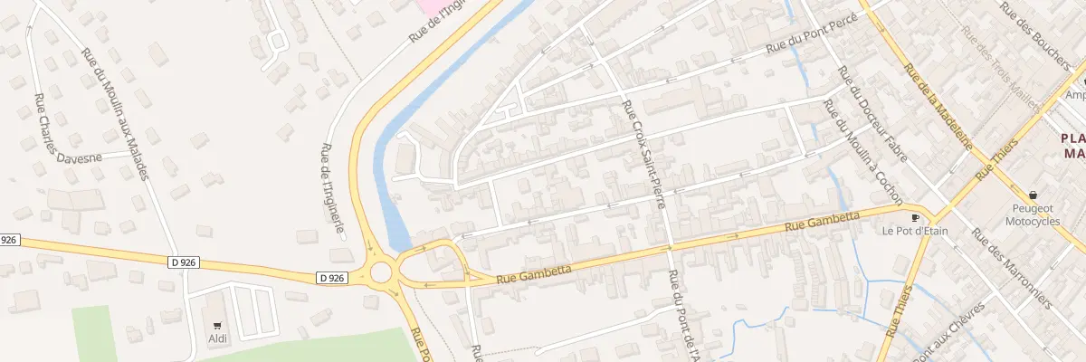 Plan du 93 Rue des Ecuelles à Verneuil d’Avre et d’Iton