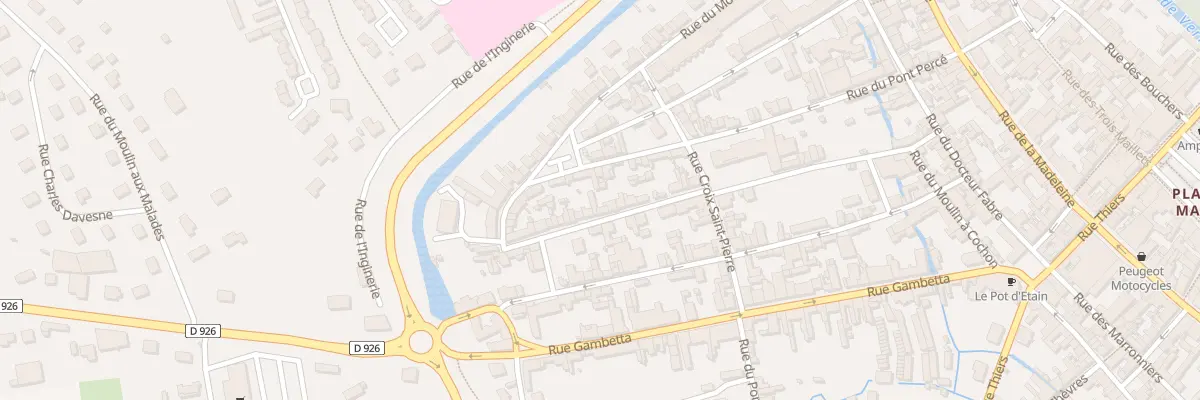 Plan du 92 Rue des Ecuelles à Verneuil d’Avre et d’Iton