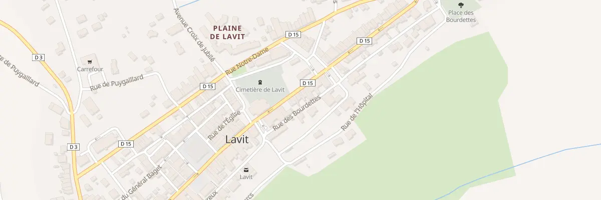 Plan du 58 Rue de la République à Lavit