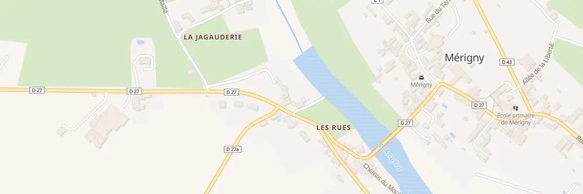 Plan du 6 Rte de St Pierre de Maille à Mérigny