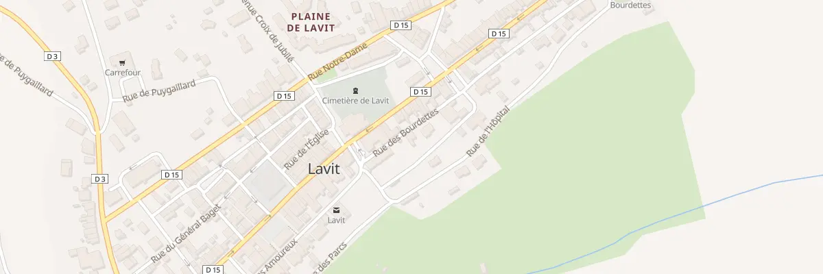 Plan du 4 Rue des Bourdettes à Lavit