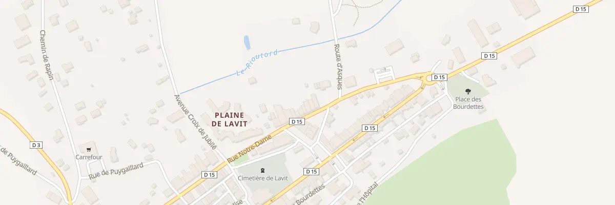 Plan du 13 Rue Notre-Dame à Lavit