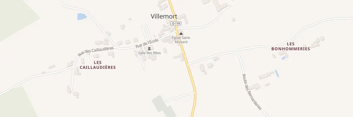 Plan du 20 Rte d’Haims à Villemort