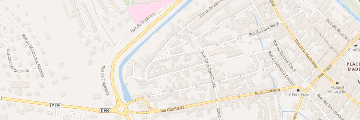 Plan du 68 Rue des Ecuelles à Verneuil d’Avre et d’Iton
