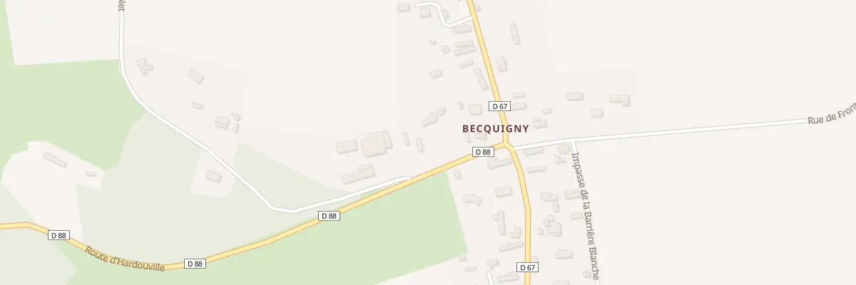 Plan du 68 Rte d’Hardouville à Limésy