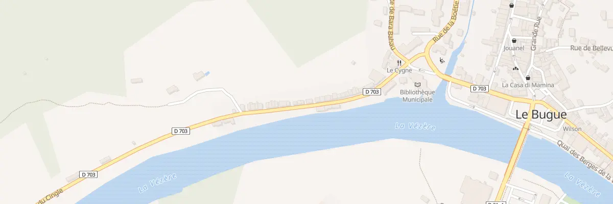 Plan du 42 Rue du Cingle au Bugue