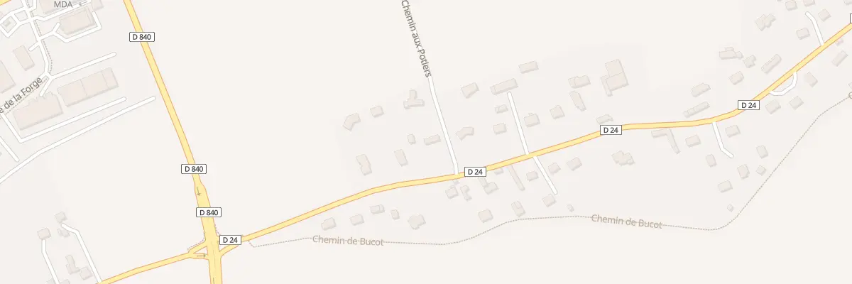 Plan du 11 Rue du Val Saint-martin à Crosville-la-Vieille