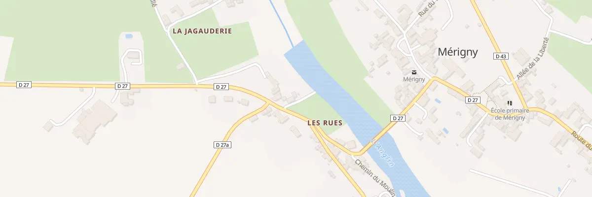 Plan du 4 Rte de St Pierre de Maille à Mérigny