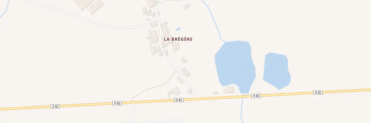 Plan du 4 La Bregere à Montrollet