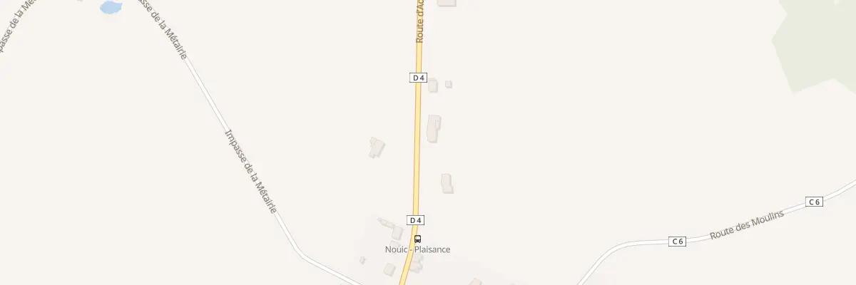 Plan du 36 Rte d’Aquitaine à Nouic