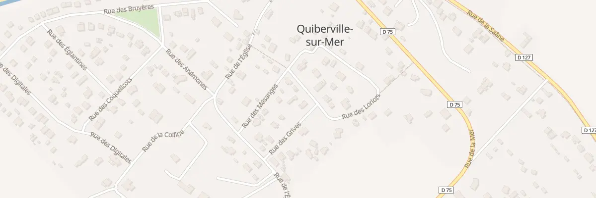 Plan du 44 Rue des Hirondelles à Quiberville-sur-Mer