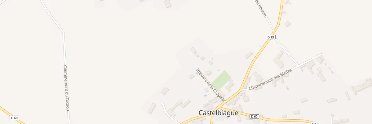 Plan de Village à Castelbiague