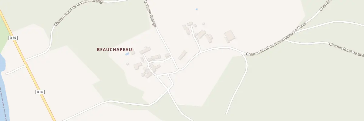 Plan du 9 Beauchapeau à Mérigny