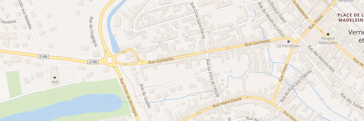 Plan du 271 Rue Gambetta à Verneuil d’Avre et d’Iton