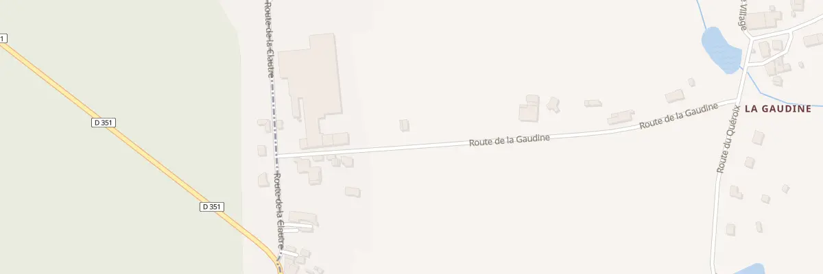 Plan du 25 Rte de la Gaudine à Saint-Brice-sur-Vienne