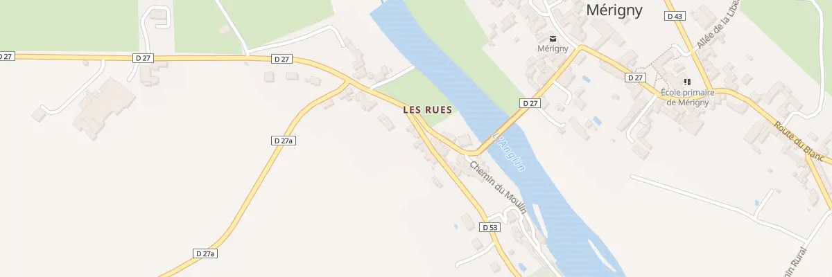Plan du 4 Rte de Puychevrier à Mérigny