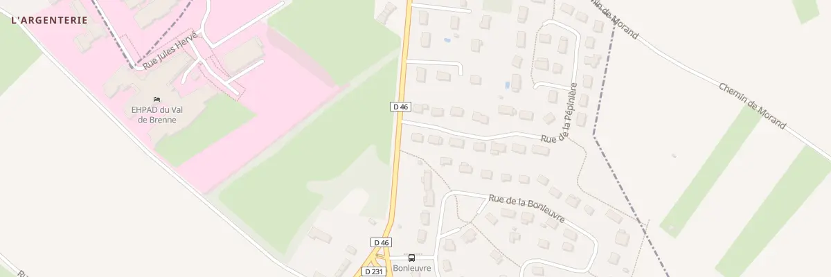 Plan du 1 Rue de la Pépinière à Auzouer-en-Touraine