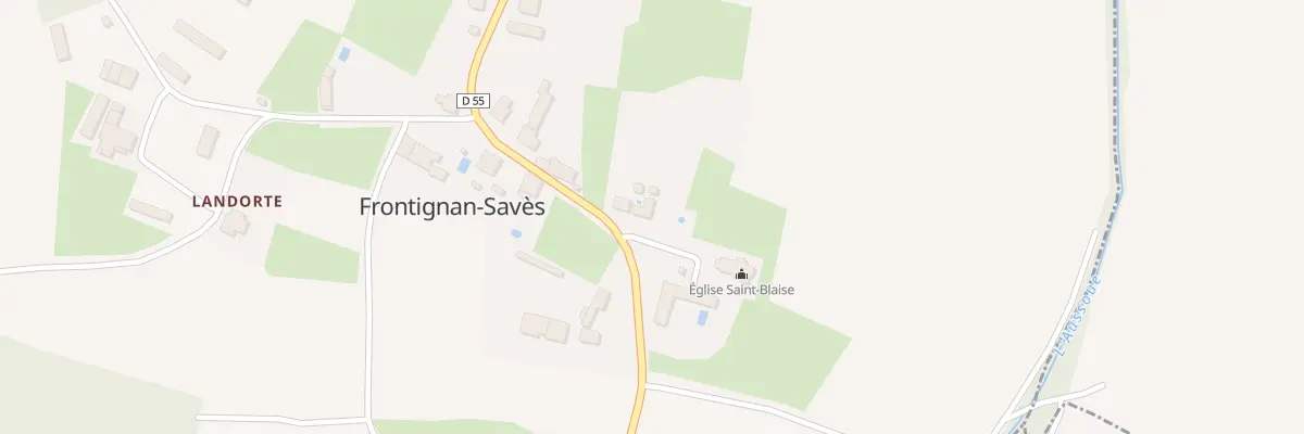 Plan du 10 Village à Frontignan-Savès