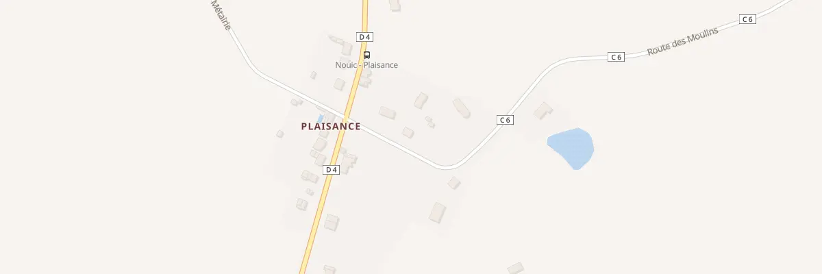 Plan du 3 Rte des Moulins à Nouic