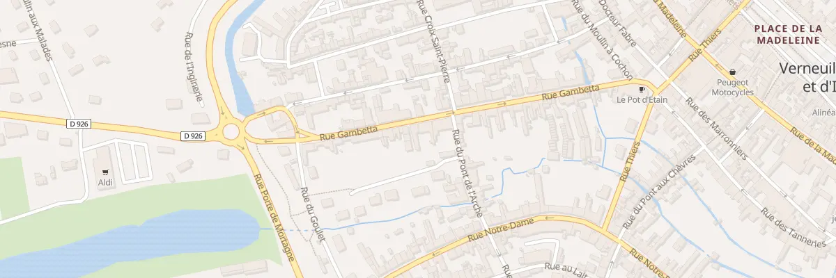 Plan du 247 Rue Gambetta à Verneuil d’Avre et d’Iton