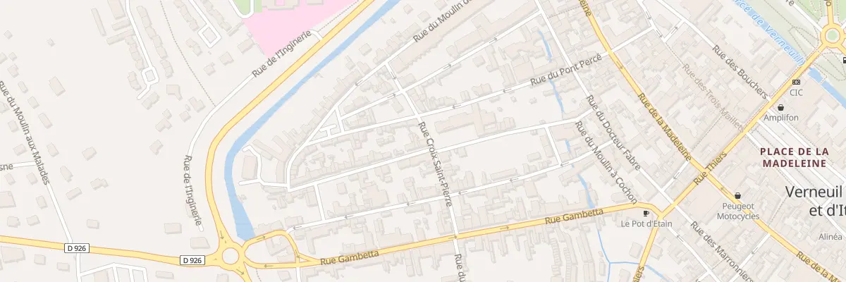Plan du 14 Rue des Ecuelles à Verneuil d’Avre et d’Iton