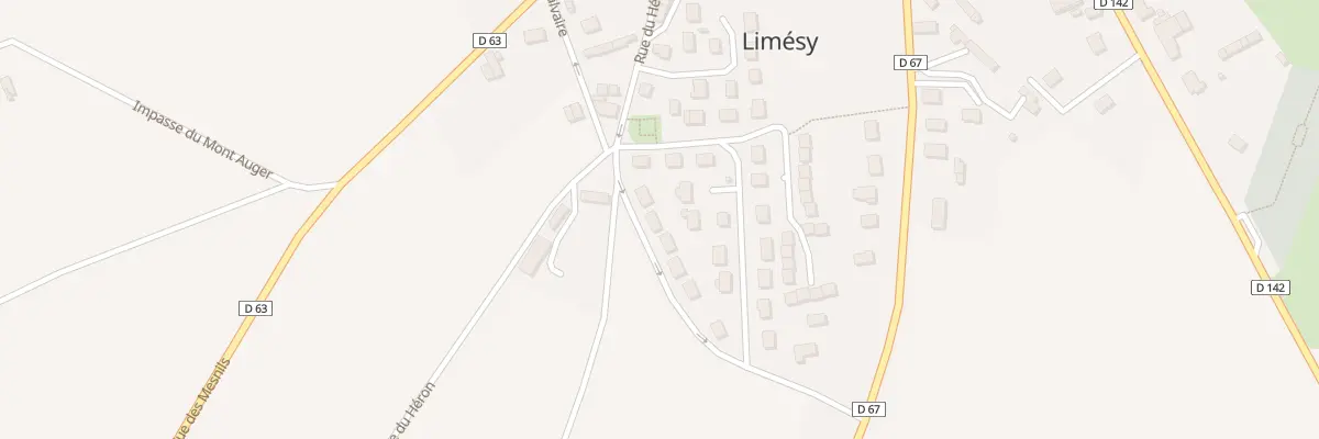 Plan du 293 Rue du Calvaire à Limésy