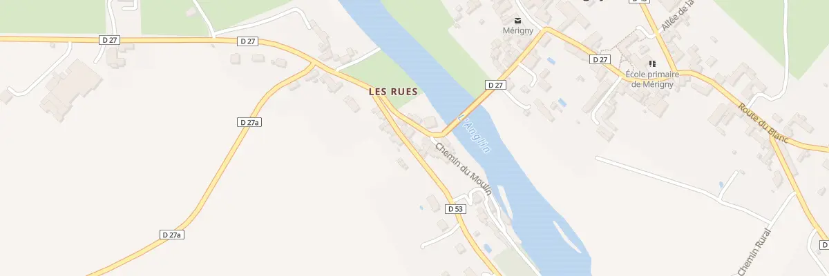 Plan du 3 Rte de Puychevrier à Mérigny