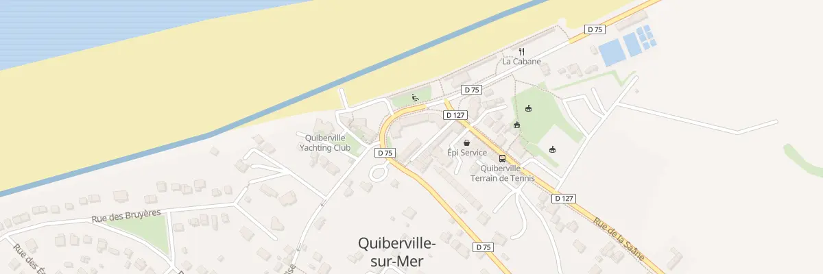 Plan du 38 Rue du Front de Mer à Quiberville-sur-Mer