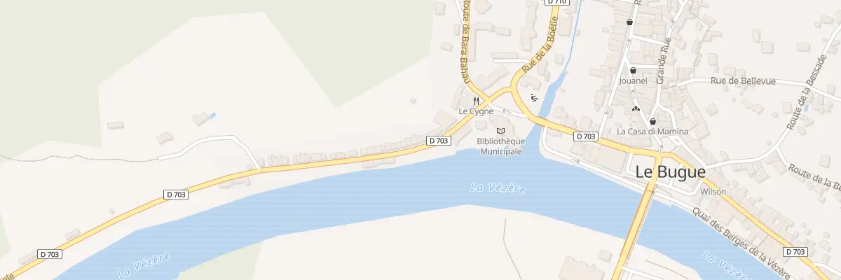 Plan du 18 Rue du Cingle au Bugue