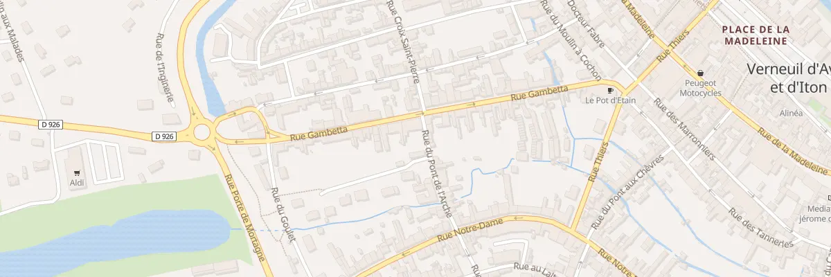 Plan du 227 Rue Gambetta à Verneuil d’Avre et d’Iton
