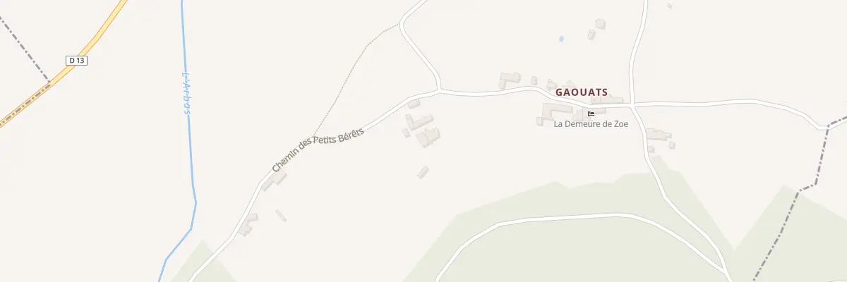 Plan du 49 Gajas à Castelbiague