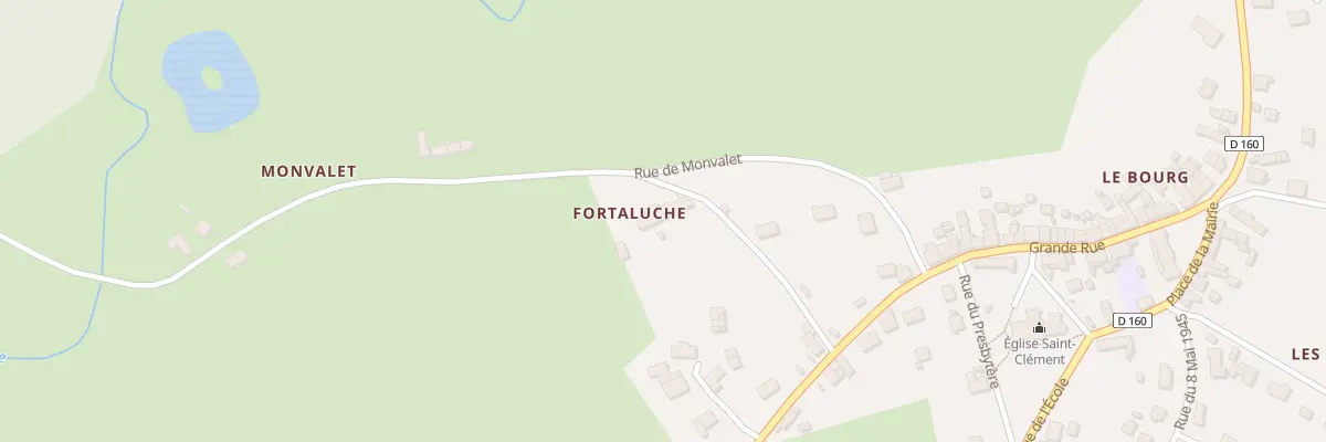 Plan du 4 Rue de Fortaluche à Choue