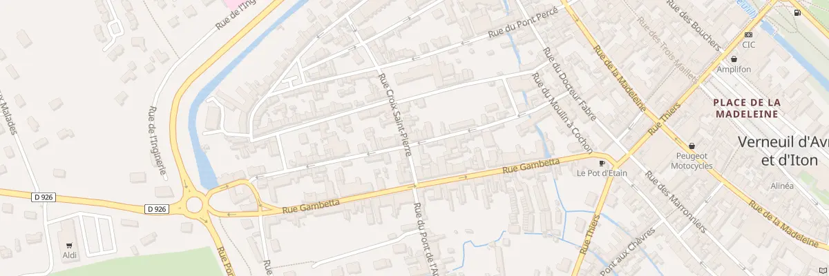 Plan du 188 Rue Porte de Bourth à Verneuil d’Avre et d’Iton
