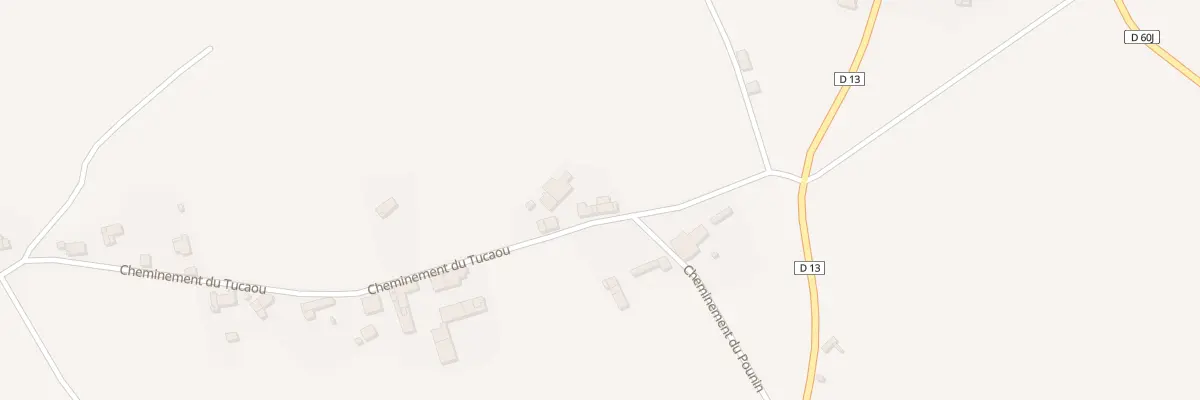 Plan du 180 Chem du Tucaou à Castelbiague
