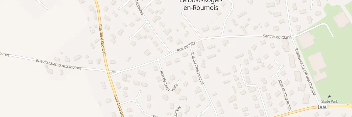 Plan du 6 Rue du Tilly à Bosroumois