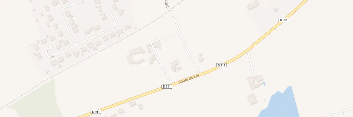 Plan du 80 Rte du Lot à Condezaygues