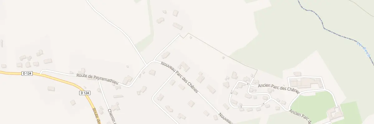 Plan du 322 Res du Château à Condezaygues