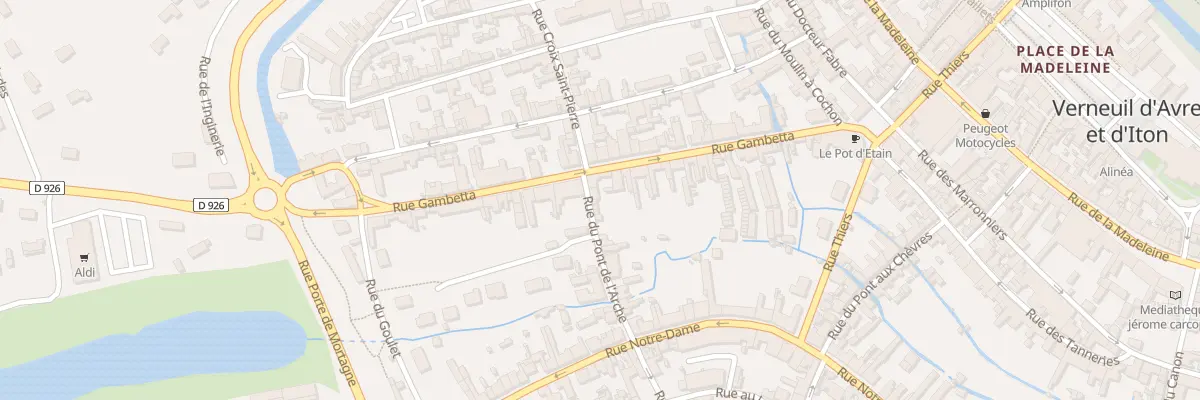 Plan du 122 Rue du Pont de l’Arche à Verneuil d’Avre et d’Iton