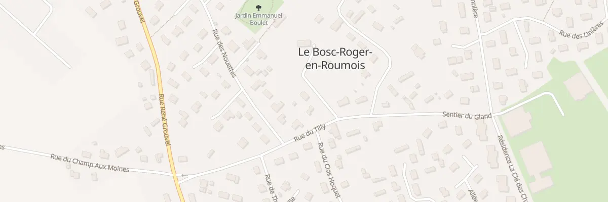Plan du 7 Rue du Tilly à Bosroumois