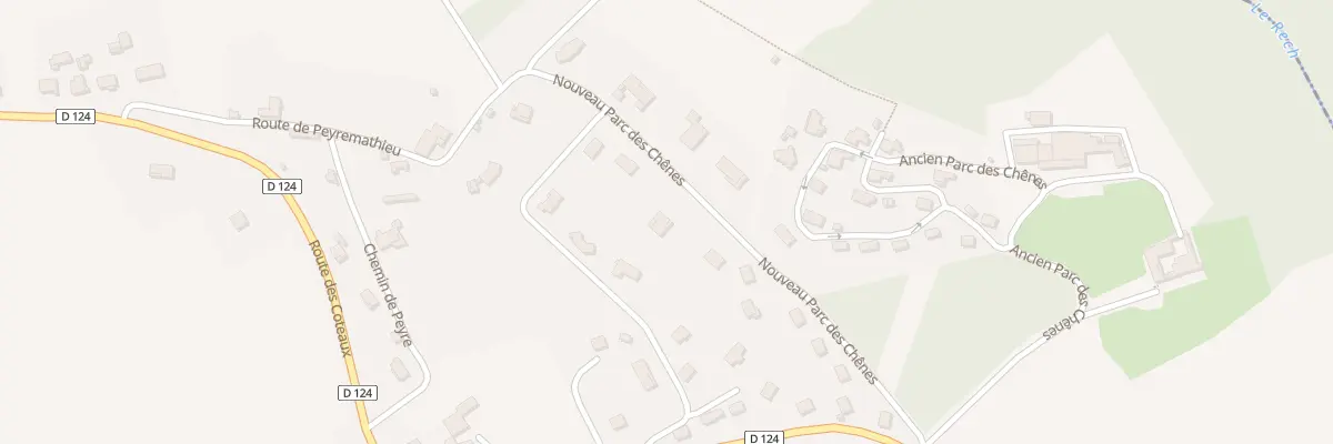 Plan du 267 Res du Château à Condezaygues