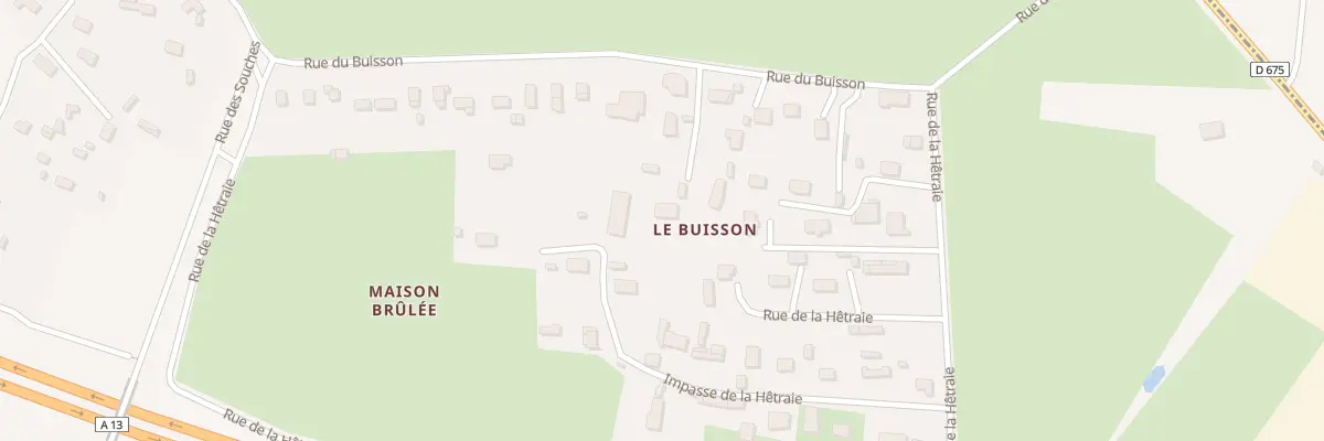 Plan du 3 Imp du Buisson à Saint-Ouen-de-Thouberville