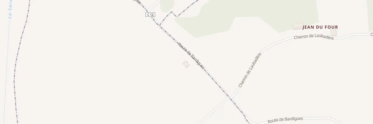 Plan du 5001 Plaine de Bernard-Marty à Castéra-Bouzet