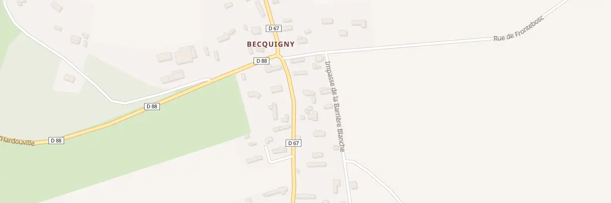 Plan du 2015 Rte de Becquigny à Limésy