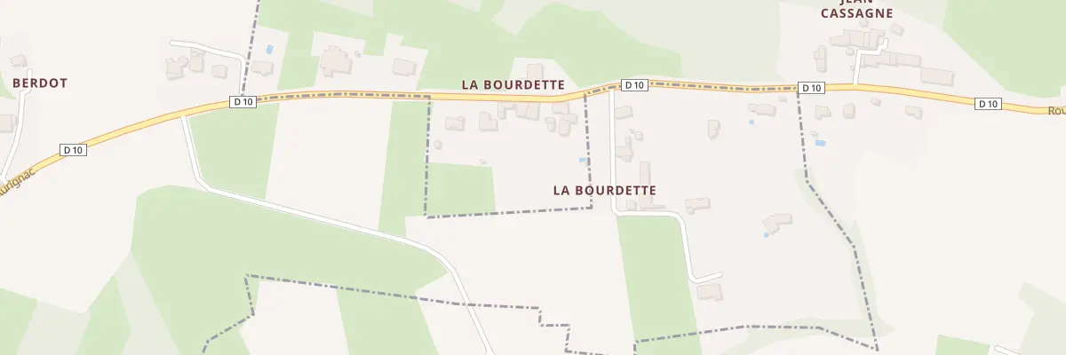 Plan du 1255 Rte d’Aurignac à Alan