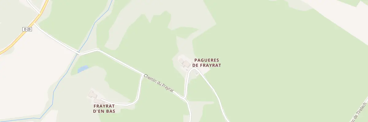 Plan du 495 Che du Frayrat à Fabas