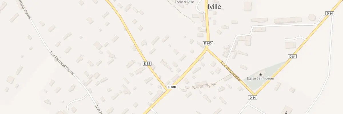 Plan du 40 Rue d’Elbeuf à Iville