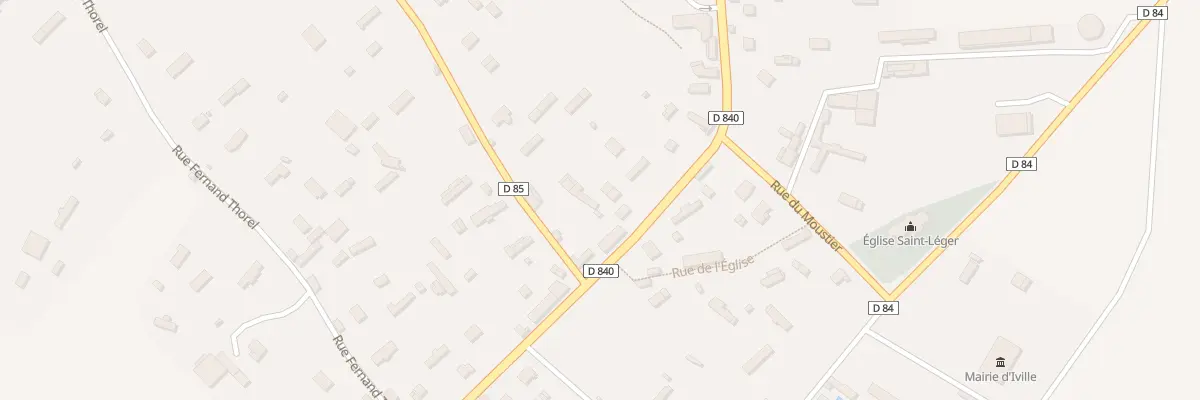 Plan du 38A Rue d’Elbeuf à Iville