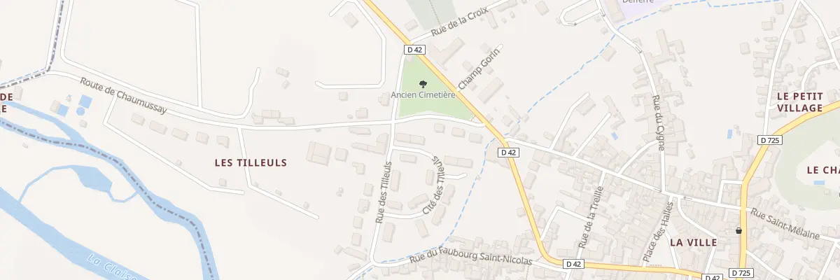 Plan du 3 Cite des Tilleuls à Preuilly-sur-Claise