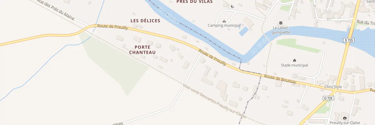 Plan du 14 Cr Les Delices Porte Chanteau à Boussay