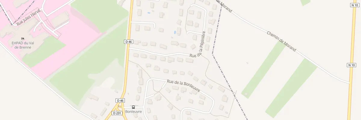 Plan du 11 Rue de la Pépinière à Auzouer-en-Touraine
